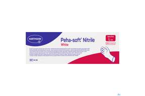Untersuchungshandschuhe Peha/soft/puderfrei Nitrile Unsteril White L 200st, A-Nr.: 3994053 - 01