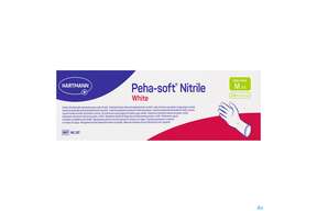 Untersuchungshandschuhe Peha/soft/puderfrei Nitrile Unsteril White M 200st, A-Nr.: 3994047 - 01