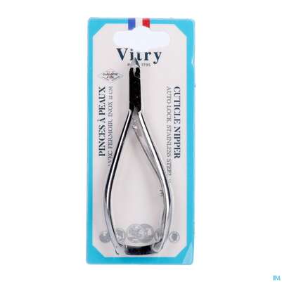 Sie sehen eine Packung Vitry Nagelhautzange 12cm + Schliessung 1pc, Produktbild: 01 Vitry Nagelhautzange 12cm + Schliessung 1pc, A-Nr.: 4627776 - 01