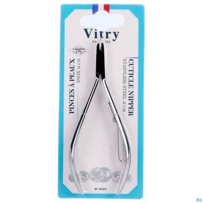 Sie sehen eine Packung Vitry Nagelhautzange 12cm 1pc, Produktbild: 02 Vitry Nagelhautzange 12cm 1pc, A-Nr.: 4627782 - 02