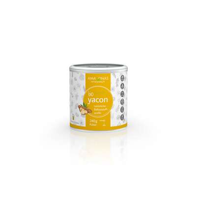 Bio Yacon Pulver, natürliches Präbiotika, Darmgesundheit, 100g, A-Nr.: 5229374 - 01