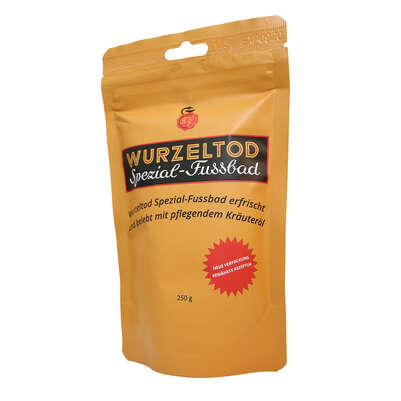Sie sehen eine Packung Wurzeltod Spezial-Fussbad, Produktbild: 03 Wurzeltod Spezial-Fussbad, A-Nr.: 0723135 - 03