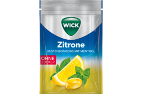 WICK ZITRONE &amp;amp; MENTHOL zfr. 72g, Btl., A-Nr.: 4078890 - 01