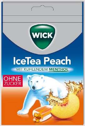 WICK IceTea Peach Btl. zfr. 72g, A-Nr.: 5678327 - 01