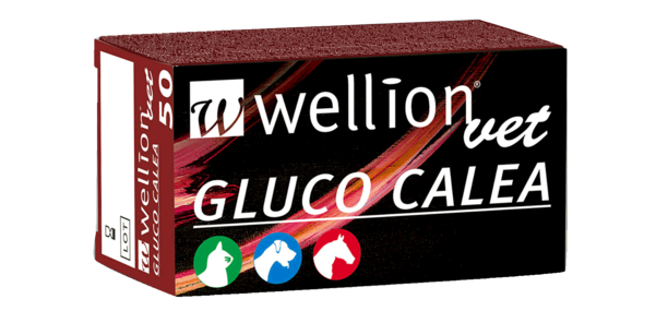 WELLVET715 WellionVet GLUCO CALEA Blutzuckerteststreifen, 50 Stück, A-Nr.: 4063374 - 01