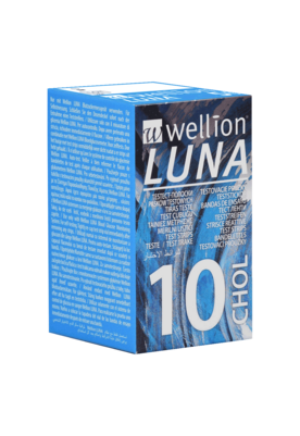 Wellion LUNA Teststreifen Cholesterin, 10 Stk., A-Nr.: 4041065 - 01