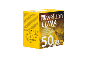 Wellion LUNA Teststreifen GLU - für Blutzuckermessung, A-Nr.: 4041059 - 01
