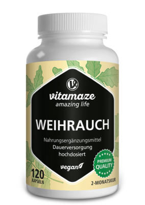 Vitamaze Weihrauch 450mg hochdosiert vegan, A-Nr.: 5274009 - 01