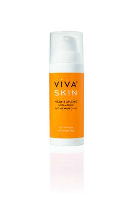 Sie sehen eine Packung Viva Skin Nachtcreme normale und fettige Haut 50ml, Produktbild: 01 Viva Skin Nachtcreme normale und fettige Haut 50ml, A-Nr.: 2682914 - 01