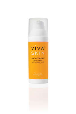 Sie sehen eine Packung Viva Skin Nachtcreme trockene Haut 50ml, Produktbild: 01 Viva Skin Nachtcreme trockene Haut 50ml, A-Nr.: 2682920 - 01