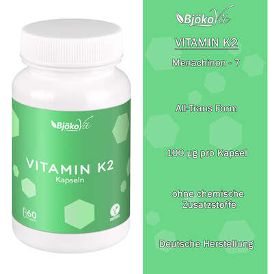 BjökoVit Vitamin K2 MK7 all-trans Kapseln vegan, A-Nr.: 5174727 - 07