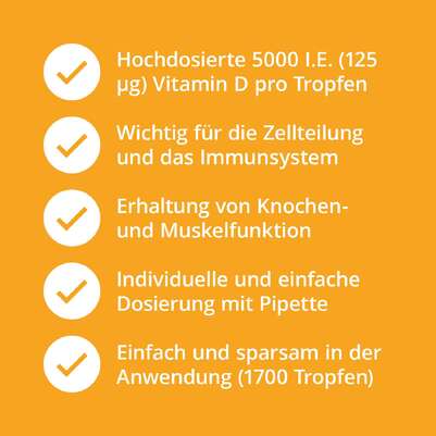 Casida Vitamin D3 Tropfen 5000 I.E., A-Nr.: 5339039 - 03