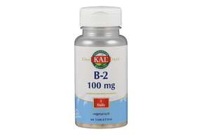 Supplementa Vitamin B2 Riboflavin 100 mg Tabletten, A-Nr.: 5396161 - 01