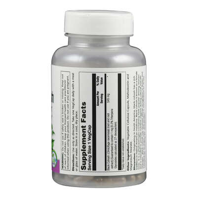 Sie sehen eine Packung Supplementa Traubensilberkerze (Black Cohosh) Kapseln, Produktbild: 02 Supplementa Traubensilberkerze (Black Cohosh) Kapseln, A-Nr.: 5574728 - 02