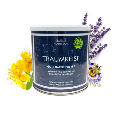 Sie sehen eine Packung TraumReise - Gute Nacht Pulver, Produktbild: 02 TraumReise - Gute Nacht Pulver, A-Nr.: 5779287 - 02