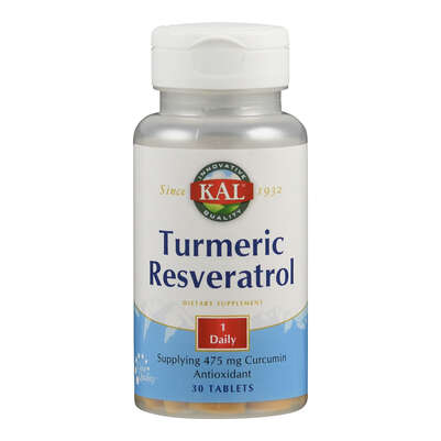 Supplementa Turmeric Resveratrol Tabletten, A-Nr.: 5597391 - 01