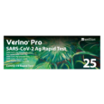 Sie sehen eine Packung VCD16-01-041 Verino Pro SARS-CoV-2 Ag Rapid Test, 25 Stück, Produktbild: 01 VCD16-01-041 Verino Pro SARS-CoV-2 Ag Rapid Test, 25 Stück, A-Nr.: 5627732 - 01