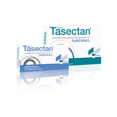 Sie sehen eine Packung Tasectan Kapseln für Erwachsene, Produktbild: 02 Tasectan Kapseln für Erwachsene, A-Nr.: 3919057 - 02