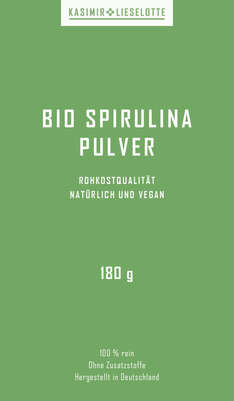 Kasimir und Lieselotte - Bio-Spirulina Pulver 180 g, A-Nr.: 5616711 - 02