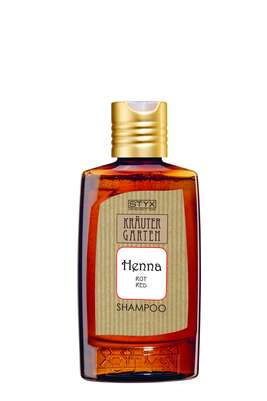 Sie sehen eine Packung Henna Shampoo Rot 200ml, Produktbild: 01 Henna Shampoo Rot 200ml, A-Nr.: 1376210 - 01