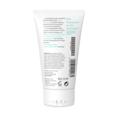 Sie sehen eine Packung Eubos Shampoo Dermo Protective 150 ml, Produktbild: 01 Eubos Shampoo Dermo Protective 150 ml, A-Nr.: 5401086 - 01