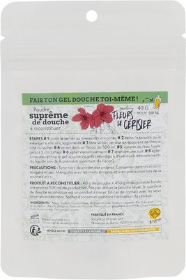 Sie sehen eine Packung Duschgel Pulver Kirschblüte StepOne, Produktbild: 01 Duschgel Pulver Kirschblüte StepOne, A-Nr.: 5447088 - 01