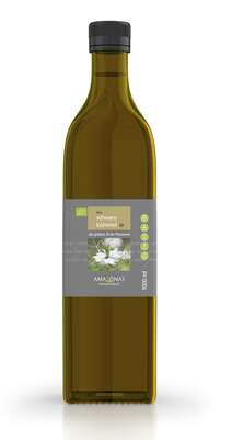 Bio Schwarzkümmelöl, 1.000ml, kaltgepresstes Öl aus Ägypten, Antiallergikum, A-Nr.: 5229351 - 01