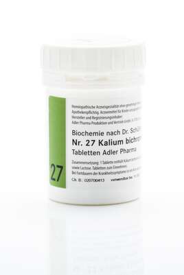 Schüßler Salz Adler Nr. 27 D12 Tabletten, A-Nr.: 2980043 - 01