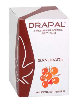 DRAPAL® Sanddorn Wildfruchtsirup Glas mit Faltschachtel, A-Nr.: 5008495 - 02
