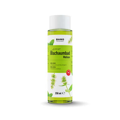 Sie sehen eine Packung Arlberger Ölschaumbad Melisse, Produktbild: 01 Arlberger Ölschaumbad Melisse, A-Nr.: 0553503 - 01