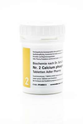 Sie sehen eine Packung Schüßler Salz Adler Nr. 2 D6 Tabletten, Produktbild: 01 Schüßler Salz Adler Nr. 2 D6 Tabletten, A-Nr.: 2261615 - 01