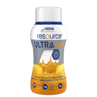 Sie sehen eine Packung Resource® Ultra Fruit, Produktbild: 01 Resource® Ultra Fruit, A-Nr.: 5422651 - 01