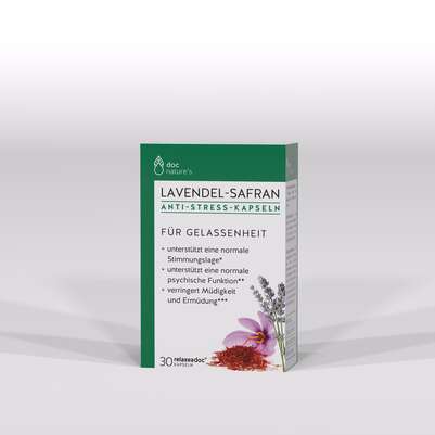 doc nature’s LAVENDEL-SAFRAN ANTI-STRESS KAPSELN, A-Nr.: 4604545 - 02