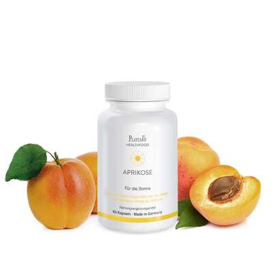 Sie sehen eine Packung Aprikose Kapseln, Produktbild: 01 Aprikose Kapseln, A-Nr.: 4488553 - 01