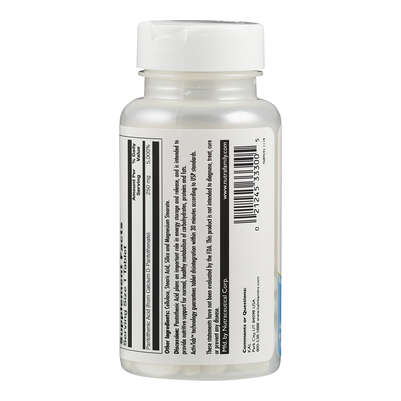 Supplementa Pantothensäure (Vitamin B5) 250 mg Tabletten, A-Nr.: 5396184 - 03