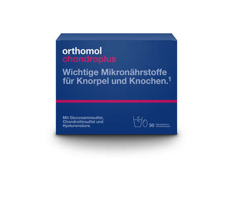 Sie sehen eine Packung Orthomol Chondroplus, Produktbild: 01 Orthomol Chondroplus, A-Nr.: 5650665 - 01