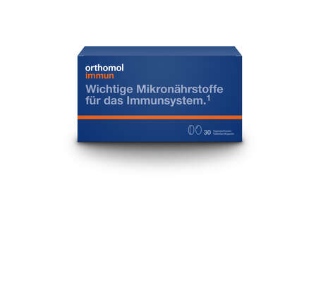 Sie sehen eine Packung Orthomol Immun, Produktbild: 01 Orthomol Immun, A-Nr.: 2413539 - 01