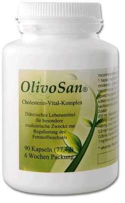 Sie sehen eine Packung Apimanu Olivosan -Cholesterin und Immunsystem Vital Komplex, Produktbild: 02 Apimanu Olivosan -Cholesterin und Immunsystem Vital Komplex, A-Nr.: 3817374 - 02