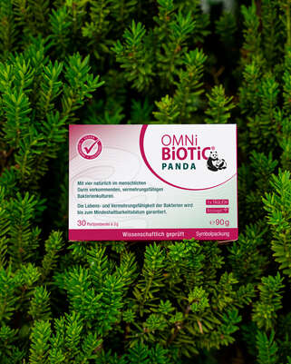 Sie sehen eine Packung OMNi-BiOTiC® Reise, 28 Sachets a 5g, Produktbild: 03 OMNi-BiOTiC® Reise, 28 Sachets a 5g, A-Nr.: 3172925 - 03