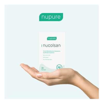 Sie sehen eine Packung Nupure nucolsan bei Reizdarm, Produktbild: 03 Nupure nucolsan bei Reizdarm, A-Nr.: 5778891 - 03