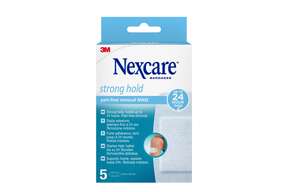 Nexcare™ Strong Hold MAXI Pain-free Removal Pflaster, 50 mm x 101 mm, 5/Pack, A-Nr.: 4892337 - 01