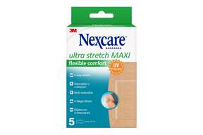 Nexcare™ Ultra Stretch MAXI Comfort Flexible Pflaster, 50 mm x 101 mm, 5/Packung, A-Nr.: 5436541 - 01
