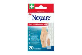 Nexcare™ Erste-Hilfe-Pflaster-Mix, assortiert, 20/Packung, A-Nr.: 5450363 - 01