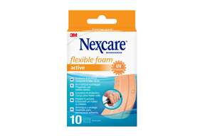 Nexcare™ Flexible Foam Active Band Pflaster, 6 cm x 10 cm, 10/Packung, A-Nr.: 5386961 - 01