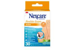 Nexcare™ Flexible Foam Active Pflaster, assortiert, 30/Packung, A-Nr.: 5386903 - 01