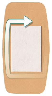 Nexcare™ Flexible Foam MAXI Active Pflaster, 50 mm x 101 mm, 5/Pack, A-Nr.: 4892320 - 03