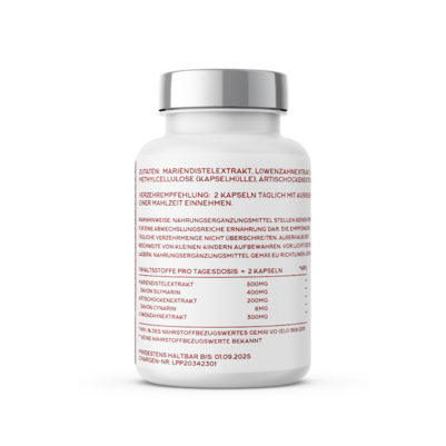 Sie sehen eine Packung Naturvit® Mariendistel Plus, Produktbild: 02 Naturvit® Mariendistel Plus, A-Nr.: 5824390 - 02