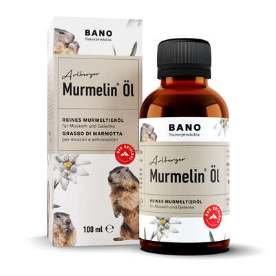Sie sehen eine Packung Arlberger Murmelin Öl, Produktbild: 01 Arlberger Murmelin Öl, A-Nr.: 3837922 - 01
