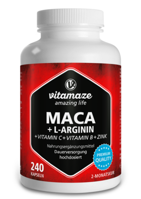Vitamaze Maca 4:1 hochdosiert +L-Arginin, A-Nr.: 5179274 - 01