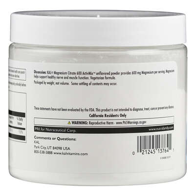 Supplementa Magnesium Citrat 600 mg Pulver, A-Nr.: 5597155 - 03